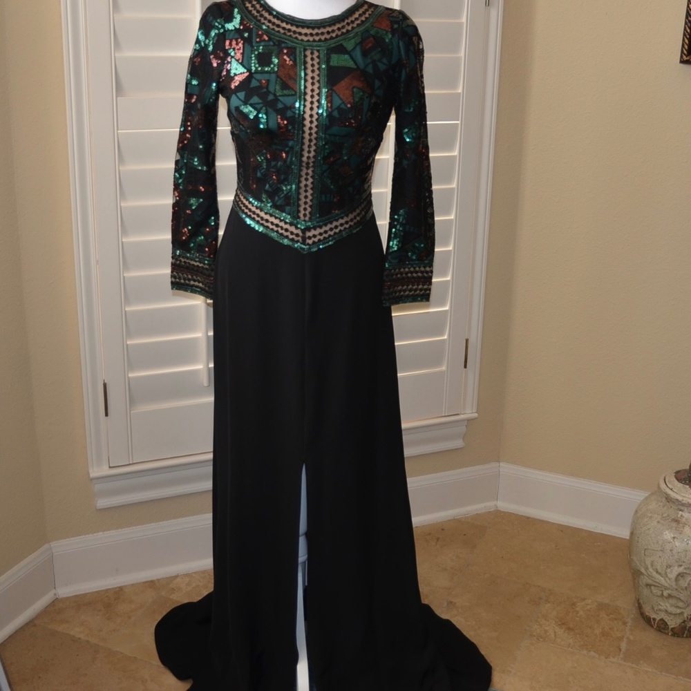 Tadashi Shoji Maxi Sequin Gown